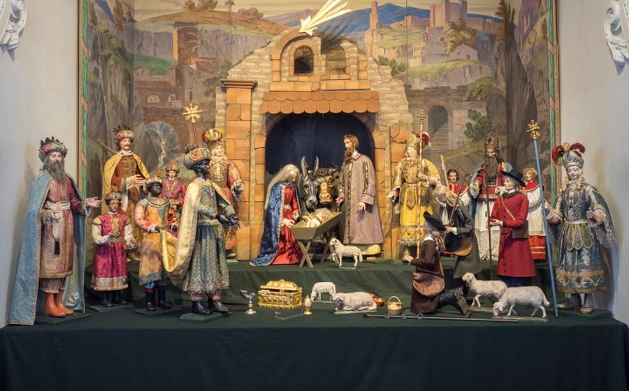 Barocke Weihnachtskrippe der MK in der Jesuitenkirche