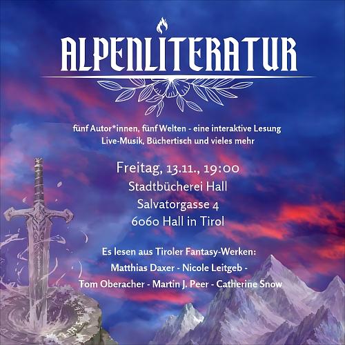 Alpenliteratur – Fünf Autor:innen, fünf Welten