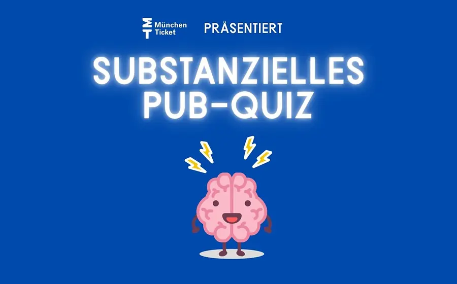 Grafik in blau mit einem rosa Glücksschweinchen und weißer Aufschrift
