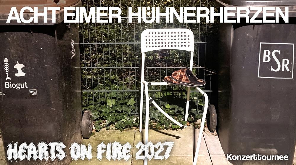 Acht Eimer Hühnerherzen
