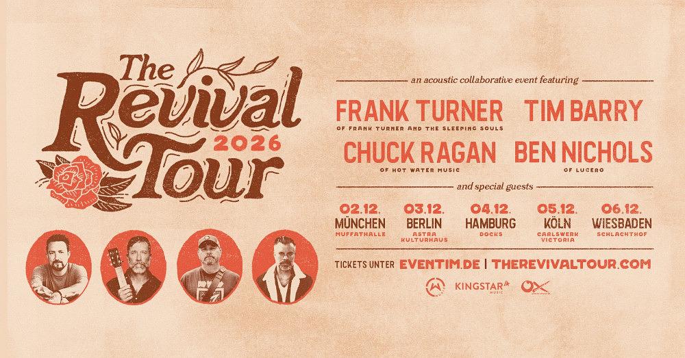 The Revival Tour / Feat. Frank Turner / Chuck Ragan / Tim Barry / Ben Nichols