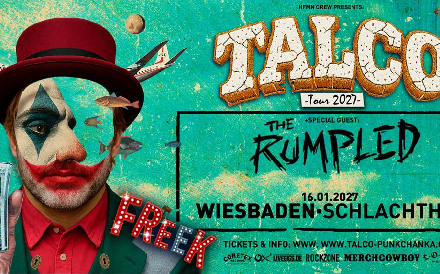 Talco / Special Guest: The Rumpled