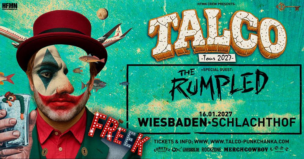 Talco / Special Guest: The Rumpled
