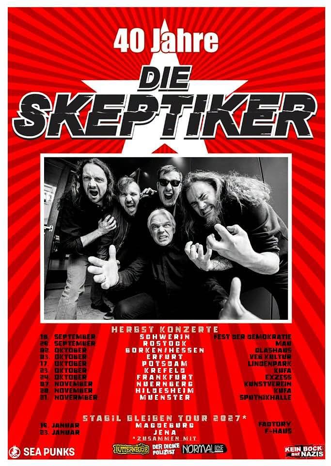 40 Jahre Die Skeptiker - 40 Jahre anders + HypaAktiv+ + Mind Shock