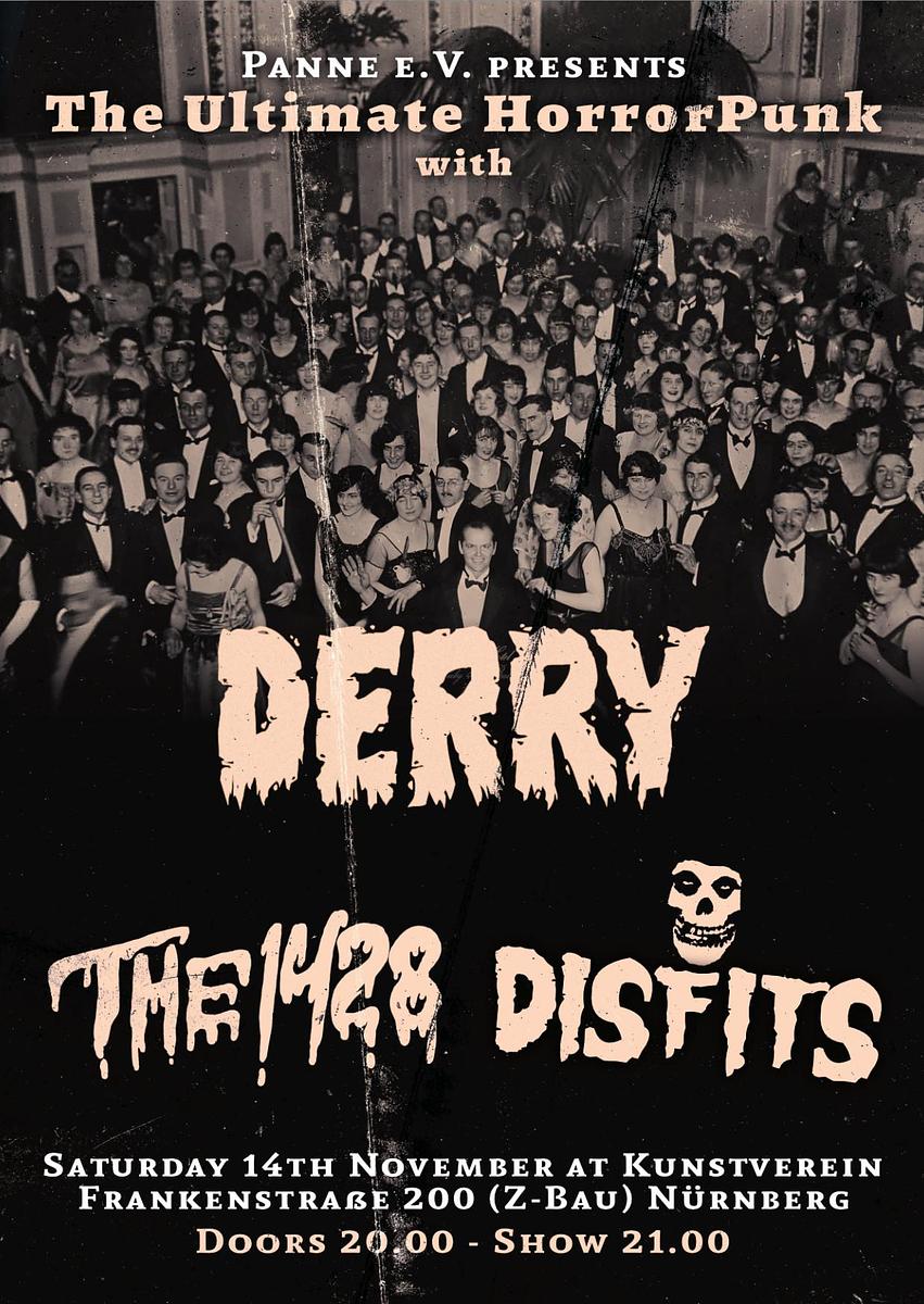 The Ultimate Horrorpunk w/ Derry + The 1428 + Disfits