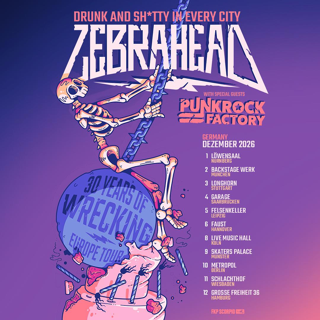 ZEBRAHEAD – DRUNK AND SH*TTY IN EVERY CITY 2026