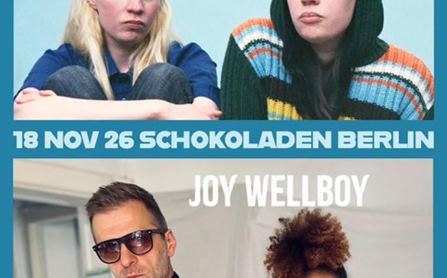 7ebra (indie-pop, swe) + Joy Wellboy (indie/electronia, swe)