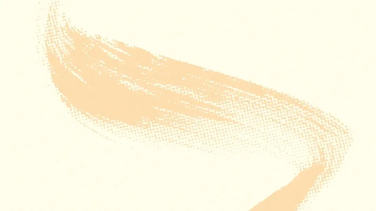 Eine Grafik mit Strichen in beige auf weßem Hintergrund