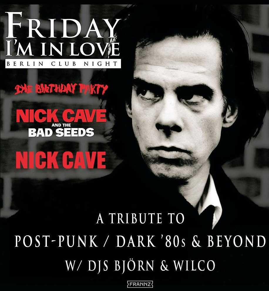🎶 Friday I’m in Love – A Tribute to Post-Punk · Dark 80s + Talk Talk