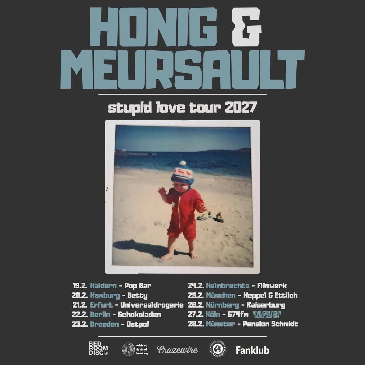 Honig & Meursault - stupid love tour 2027! (2x folk / indie-pop / songwriter)